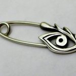 pin with metal eye
