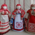 Славянские куклы мотанки из ткани