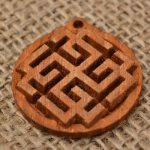 Slavic talisman made of wood